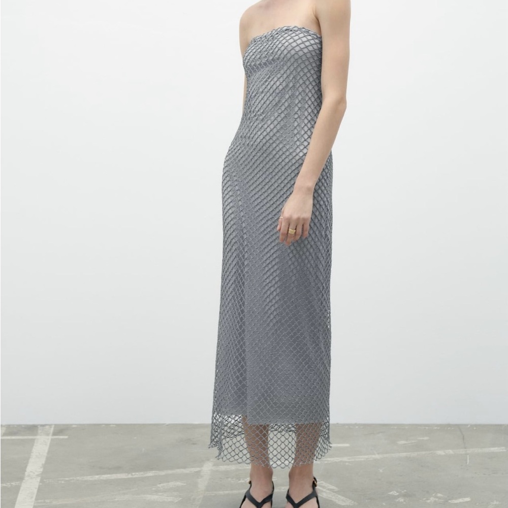 ZARA STRAPLESS DRESS